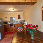 Grace Suite kitchen from table roses