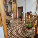 Private furnished patio area outside the Morgan Suite entrance