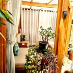 Historic UNESCO-documented property conservatory interior in Cuenca