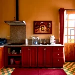 Fully equipped kitchen area in the Morgan Suite furnished apartment